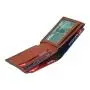 Genuine Leather Minimalist Classic Men Wallet Embossed RFID Bifold Leather Wallet For Men