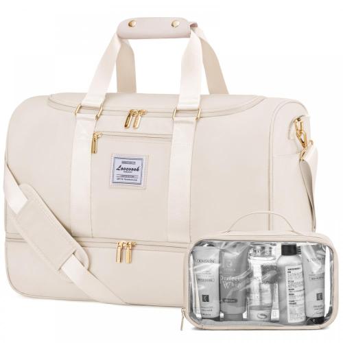 Waterproof Gym Duffel Bag Backpack Sports Duffel Bags 40L Overnight Travel Weekender Bag for Men Women with Shoes Compartment