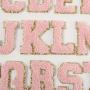 Popular DIY Personalized Self Adhesive A-Z Letters Alphabet Stickers Letters Chenille Letter Patch Chenille Embroidery Patches