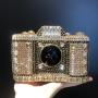 High Quality Clutch Handbag Purses Rhinestone Purse Diamond Crystal Camera-shaped Evening Bag 2024