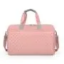 Custom Logo Weekend Tote Duffel Bag Waterproof Sports Gym Yoga Pink Travel Luggage Duffle Bag