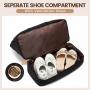 LOVEVOOK 2pcs/set Travel Weekender Overnight Bags Gym Duffle Bag with Shoe Compartment & Wet Pocket Garment travel duffel bag