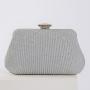 Trend evening dress women's banquet single shoulder cross bag chain bag manufacturer wholesale wrinkle evening bag
