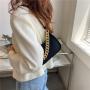 New style cheap low price shoulder bag ladies beautiful chunky chain  purses handbag for girls