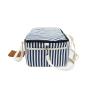 Stripe Beach Cooler Bag with Handle Straps Traveling Thermal Bag Insulated Picnic Beach Cooler Shoulder Bag