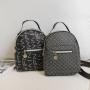 New printing leather backpack for woman 2024 backpack purse for women fashion girls schoolbag small bag Korean shoulder bag