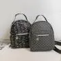 New printing leather backpack for woman 2024 backpack purse for women fashion girls schoolbag small bag Korean shoulder bag