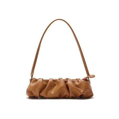 2024 Custom Wrinkle Soft Shoulder Bag For Women With Removable Handle Strap