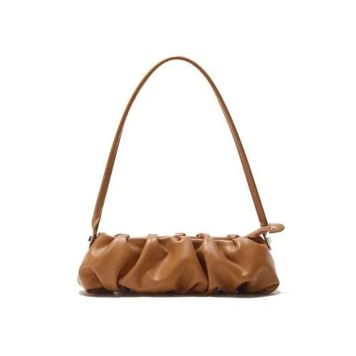2024 Custom Wrinkle Soft Shoulder Bag For Women With Removable Handle Strap