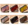 ZR819 Women's Wallet Long Handbag Laser PU Double-layer Zipper Coins Wallet Purse StylishColor Mobile Phone Bag Card Holder