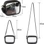 ZR939 Hot Sale Clear Chest Bag Transparent PVC Shoulder Crossbody Waterproof Security Check Shopping Beach Bag Outdoor Travel