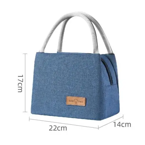 Portable Waterproof Insulated Oxford Cooler Bag Cold Food Container School Picnic Travel Lunchbox Lunch Bag