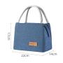 Portable Waterproof Insulated Oxford Cooler Bag Cold Food Container School Picnic Travel Lunchbox Lunch Bag