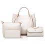 2022 New Womens Handbag Lichee Handbag Sling Bags Wallet Lady Women Ladies Luxury Purses Shoulder Bags 4 Pieces Handbag Bag Set