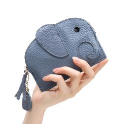 XL146 Japanese Style Genuine Leather Wallet Elephant Creative Style Ladies Coin purse Hot Sell Small Card Holder