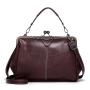New women's shoulder bag with diagonal cross British retro large bag