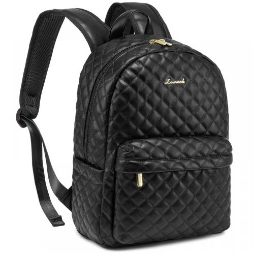 LOVEVOOK Mini Backpack for Women Fashion Quilted Small Daypack Waterproof Ladies Leather Backpacks Purse for Work Travel Daily