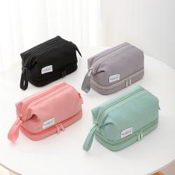 Wholesale Fashionable Nylon Large Toiletry Bag Travel Hand Portable Women Cosmetic Bag