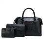 KBW482 New Women Bags Fashion Sets PU High Quality Crocodile Pattern Ladies Handbag Shoulder Crossbody Bag