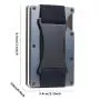Carbon fiber money clip, aluminium alloy bank card clip,  multi-functional metal wallet clip card holder and card sleeve