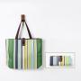 ZF018  Printed with Customized Logo New Shopping Bag Eco-friendly Oxford Cloth Handbag Waterproof Folding Portable Tote Bag