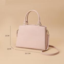 High Quality Large Capacity Shoulder Bags Women Handbags Ladies Lovely Pink Color Leather Tote Bags Hand Bags For Women