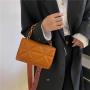 ZR328 Wanghong 2023 Fashion Women's Bag with Plaid Wide Shoulder Strap Single Shoulder Crossbody Acrylic Chain Bag