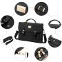 LOVEVOOK OEM Custom 13.3'' Leather Shoulder Messenger Bag Laptop Briefcase for School Work Anti Theft Men Women Laptop Hand Bags