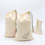Wholesale Custom Logo Gift Cotton Twill Drawstring Shoe Hat Dust Bag Luxury Handbag Dust Bag Cotton Packaging Pouch