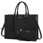 LOVEVOOK luxury oversize large capacity tote bag briefcase bag for office lady laptop shoulder bags PU leather purse for women