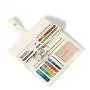 HR309 Women's PU Leather Simple and Long Ladies Wallet Wholesale Fashion Contrast Color Card Purse Long Buckle Clip Coin Holders