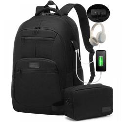 LOVEVOOK 2022 Work Travel Backpack for Women Men 17 Inch Anti Theft Computer Bag Waterproof College Bookbag laptop backpacks