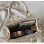 ZR946 Women Bag Handbag Fashion Woven Straw Summer Messenger Shoulder Crossbody Bag Girls Lady Beach Tote Bag Summer Vacation