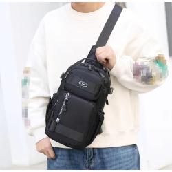 ZWY189 Wholesale New Men Chest Bag Oxford Waterproof Multi-Pocket Organizer Crossbody Bag Sports Travel Work Casual Chest Bag