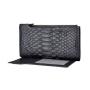 Custom 2023 New Style Luxury Real Genuine Snake Skin Leather Women Slim Flat Zipper One Fold Long Card Wallet
