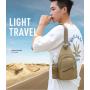Manufacturer Custom Print Comfortable Adjustable Strap Multi Pocket Ladies Male Sling Cross Body Chest Nylon Crossbody Bag