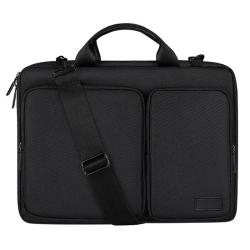 ZWY024 New Popular Unisex Laptop Handbag Polyester Waterproof Wear-resistant Thickened Laptop Briefcase Daily Casual Handbag