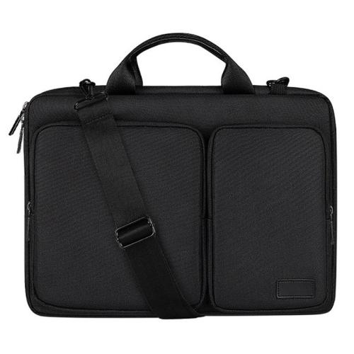 ZWY024 New Popular Unisex Laptop Handbag Polyester Waterproof Wear-resistant Thickened Laptop Briefcase Daily Casual Handbag