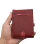 Wholesale pu money clip wallet men's wallet card holder slim pu leather money clips