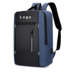 Custom Logo Geometric Laptop Backpack Computer Charging Backpacks Travelling Laptop Backpack With USB Bags for Men School