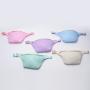 Keymay RTS Stock Fast Shipping Gold Zipper Waterproof Nylon Crossbody Bag Waterproof Bum Bag Ladies Waist Bag Fashion Fanny Pack