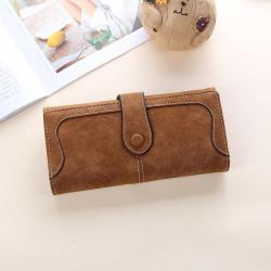 2024 New Fashion Korean Style Clutch Purse Three Layers Wallet Women's Long Zipper Hasp Wallet