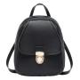 Small backpack for women Korean style cover type lock buckle children cute backpack student schoolbag ladies mini shoulder bag