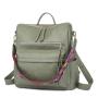 ZF290 PU Shoulder Bag Female New Vintage Bag Women Large Capacity Backpack Niche Design Ladies Shoulder Bag
