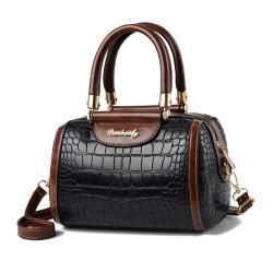 Bags for women 2024 new crocodile pattern Boston pillow bag large capacity women's handbag shoulder crossbody bag