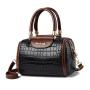 Bags for women 2024 new crocodile pattern Boston pillow bag large capacity women's handbag shoulder crossbody bag