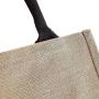 Jute Burlap Tote Bags manufacturers Soft Cotton Handles Laminated Interior Reusable Grocery Shopping Bags