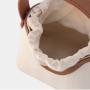 Stylish Luxury Canvas Drawstring Women Bucket Bags Trendy Fashion Vegan Leather Womens Handbags Custom Logo Ladies Bucket Bags