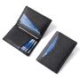 Wholesale Factory Bifold Card Holder Pu Leather Rfid Card Holder Business Thin Id Card Holder