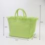 Keymay Stock 6 Colors Wholesale Custom Designer Embroidery Logo Canvas Shopping Tote Bag Womens Handbag Bag